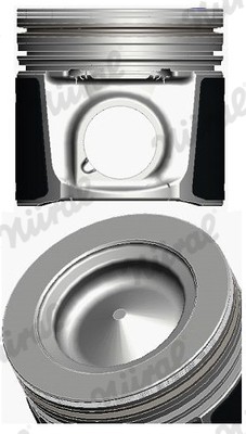 1X NÜRal 87-138006-10 Kolben FüR Fiat Iveco-image