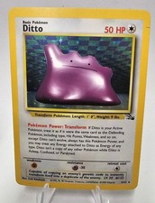 Ditto 3/62 Fossil Holo  See Pics