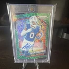 2025 Panini Prizm Football Green Shimmer Keon Coleman #275