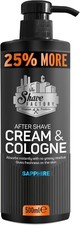 The Shave Factory After Shave Cream & Cologne Sapphire 2in1 500ml 25% MORE