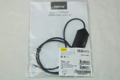 Jabra Link 14201-43, Kabel schwarz, 90 cm Cisco IP EHS-Adapter