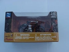INDIAN CAMELBACK SINGLE 1906  Motorcycle 1:32 DIE CAST WITH PLASTIC
