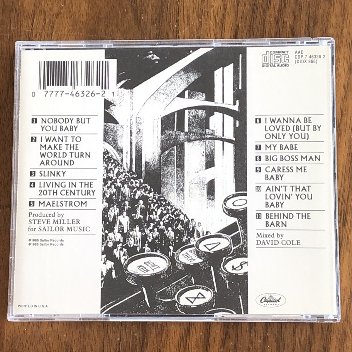 Living in the 20th Century by Steve Miller Band (CD, 1986, Capitol