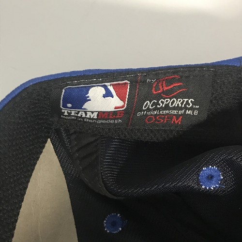 Chicago Cubs New Era MLB Basic Hook And Loop Hat Blue OC Sports OSFM - Picture 4 of 5