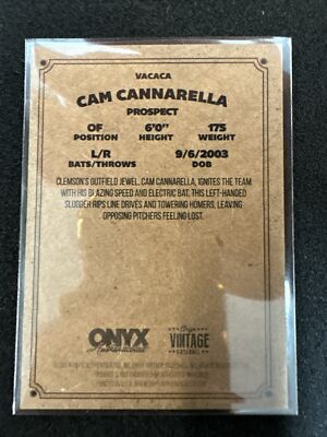 AMERICAN TRANSFERS カウガール 40s ビンテージ転写紙 CAM CANNARELLA 2024 ONYX VINTAGE BASEBALL ON CARD AUTO BLUE INK | eBay