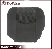 2003 - 2004 Chevy Avalanche 1500 & 2500 Driver Bottom Cloth Seat Cover Drk Gray