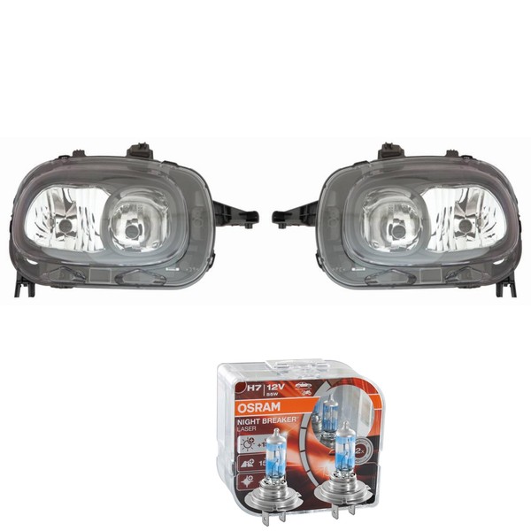 Halogen Scheinwerfer Set H7/H7 FüR CitroëN C3 III Inklusive Lampen-image