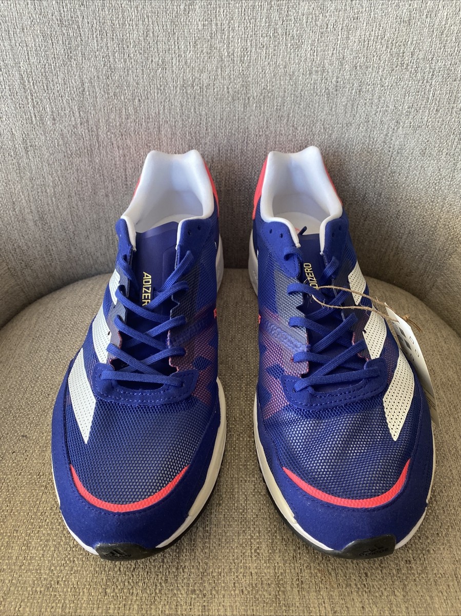 Adidas Adizero Adios 6 Running Shoes GY0893 Indigo Navy Blue White