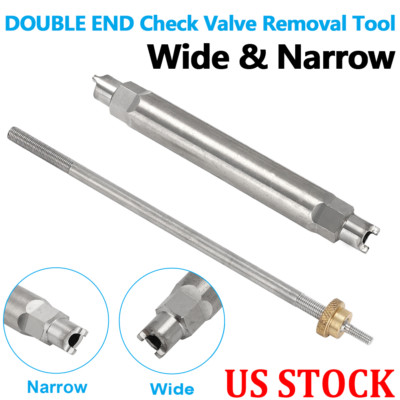 Wide & Narrow Slot Check Valve Removal Tool For Lantern Stove 220b Double End US