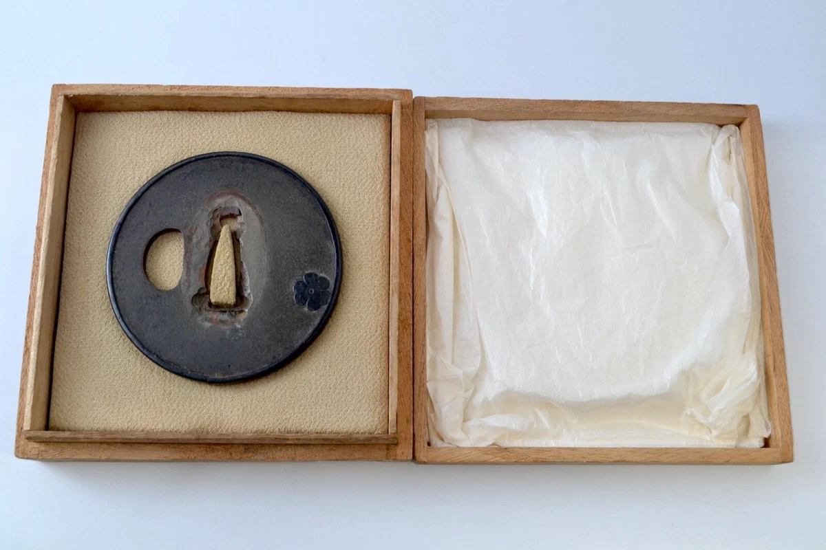 古董日本刀镡| eBay