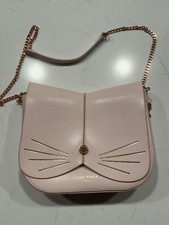 Ted Baker Pink Cat Chain Crossbody Purse Bag