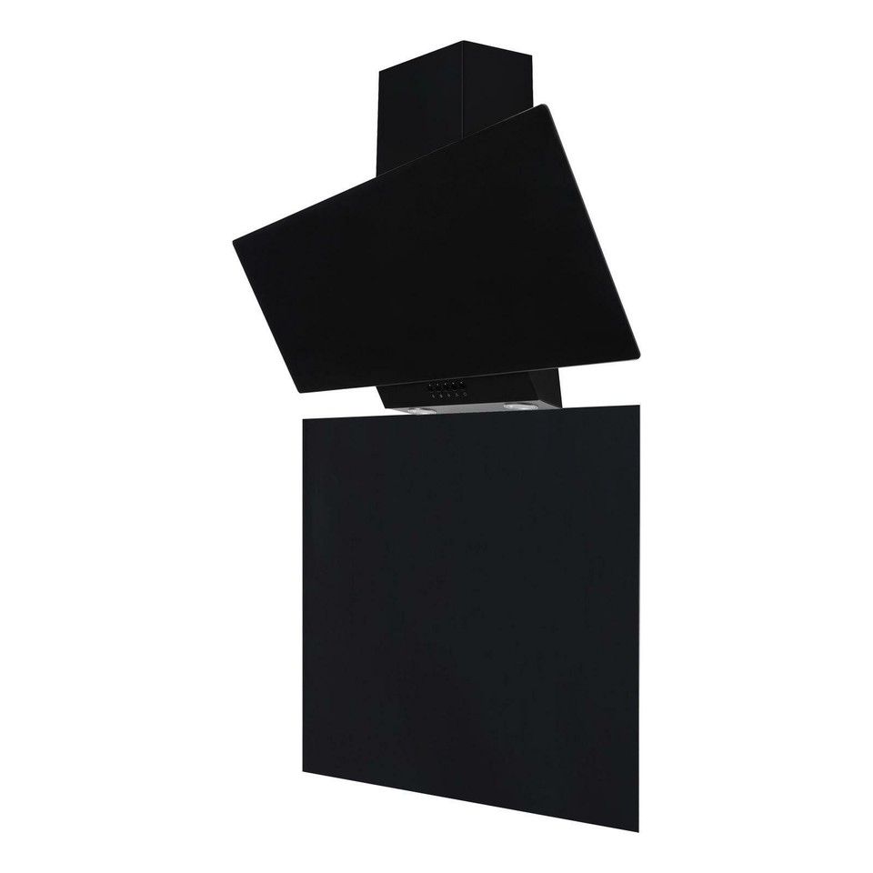 SIA SP90BL 90cm x 75cm Black Toughened Kitchen Glass Splashback eBay