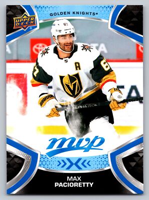 2021-22 Upper Deck MVP #67 Max Pacioretty Blue Parallel Vegas Golden Knights