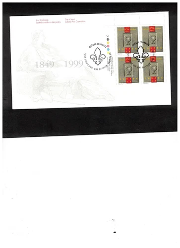 CANADA 1999 QUEBEC BAR ASSOC. 150th FDC BL/4 cat #1799 $6. MNH  BOX 539