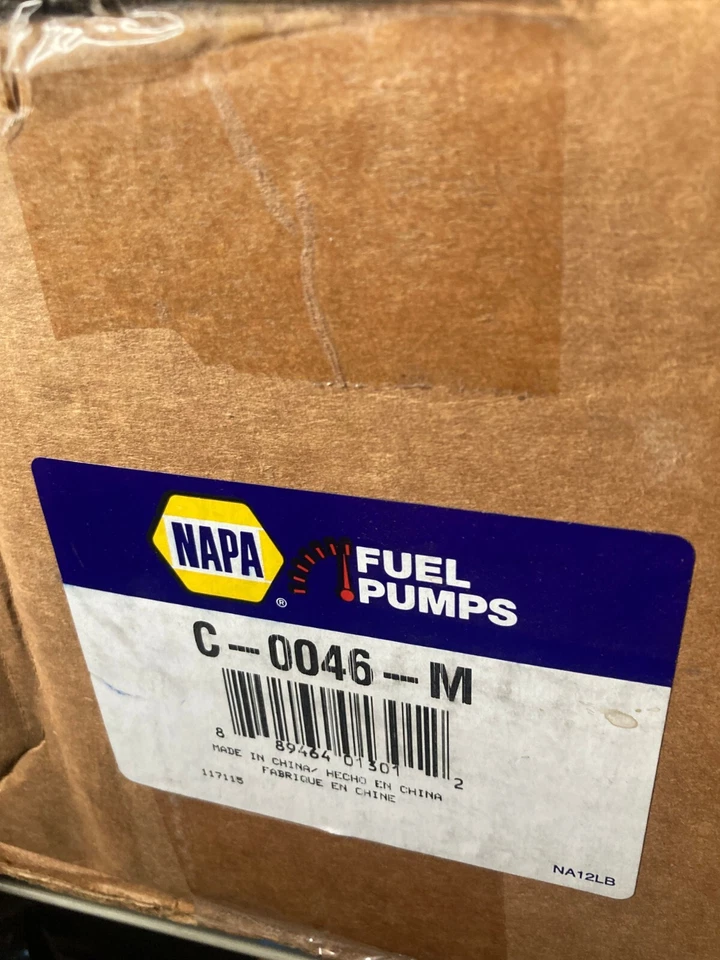 Bomba de Combustible NAPA Gas En Tanque, Eléctrica, 21 Gal (US)/Hr, Macho, Pin C-0046-M Foto 3 de 3