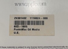Vintage Apple Power Mac G4 Digital Audio Install Media Pack