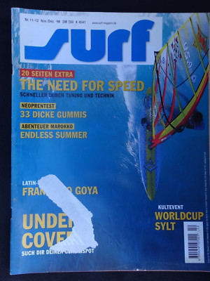 SURF MAGAZIN 11/99, INTERVIEW FRANCISCO GOYA,JAN MARTINEN,ASCAN C1,CAMARO BREAKE