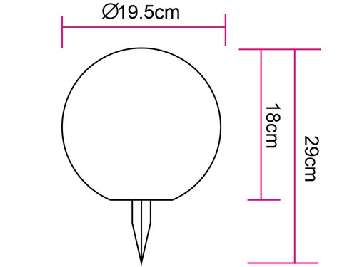 LED Solarkugeln für den Garten Ideen zur Gartenbeleuchtung Dekokugeln ohne Strom - Bild 4 von 14