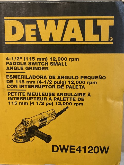 Dewalt Dwe4120w 114mm Angle Grinder For Sale Online Ebay
