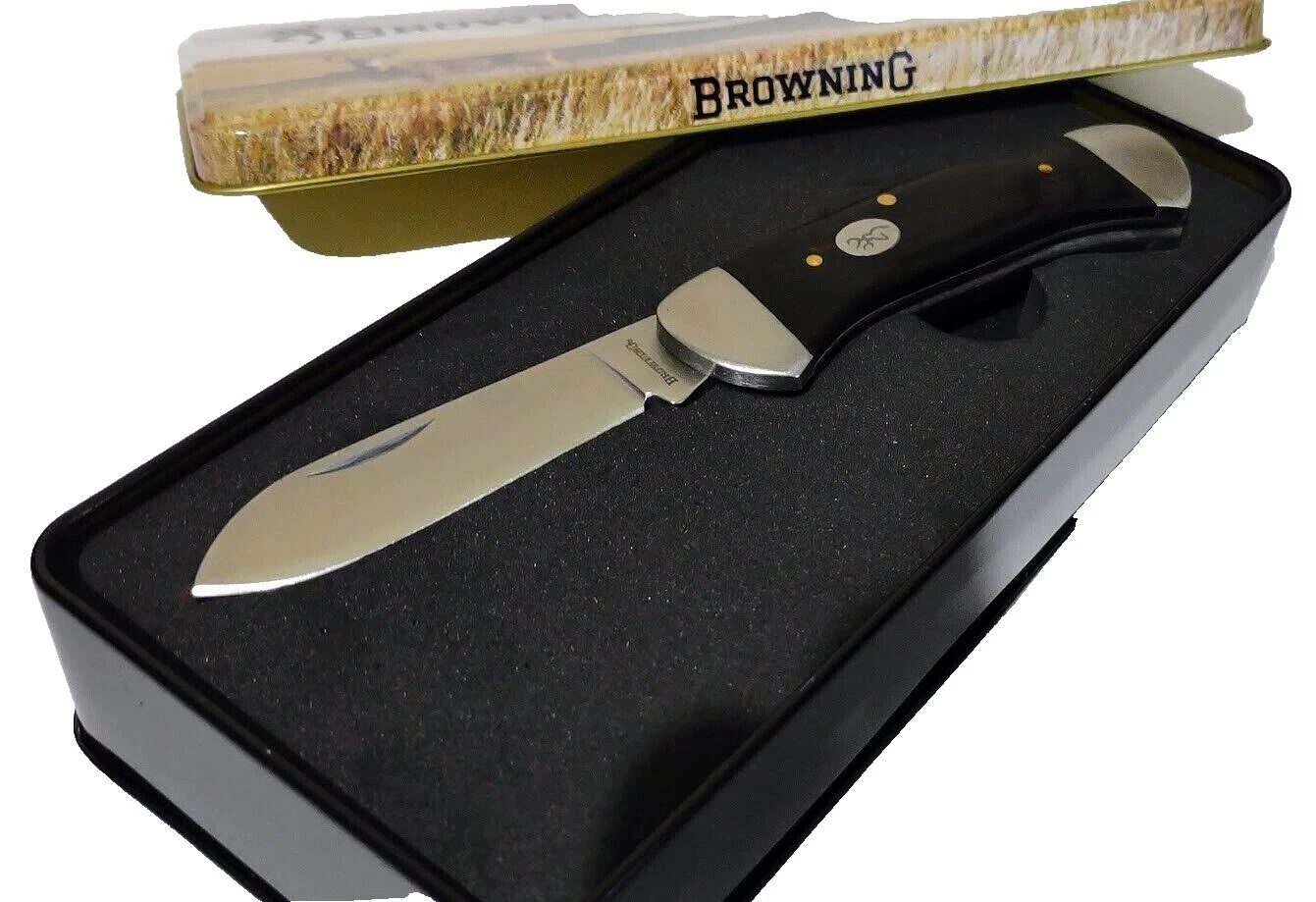 Browning Drop Point Lockback Collectible Folding Knives