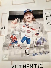 Michael Pezzetta Montreal Canadiens 8x10 Photo Signed Autograph Edit Draft Coa