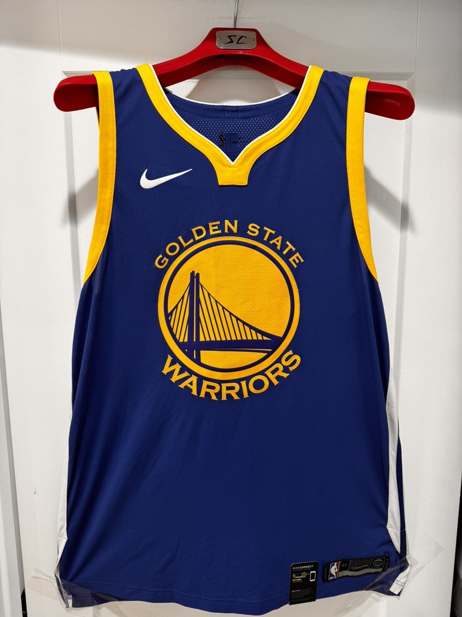 Brand New Golden State Warriors Blue Nike Connect Jersey