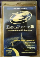 GameShark 2 PS2 (Sony PlayStation 2) Original Version Sealed Blister Hang Tab