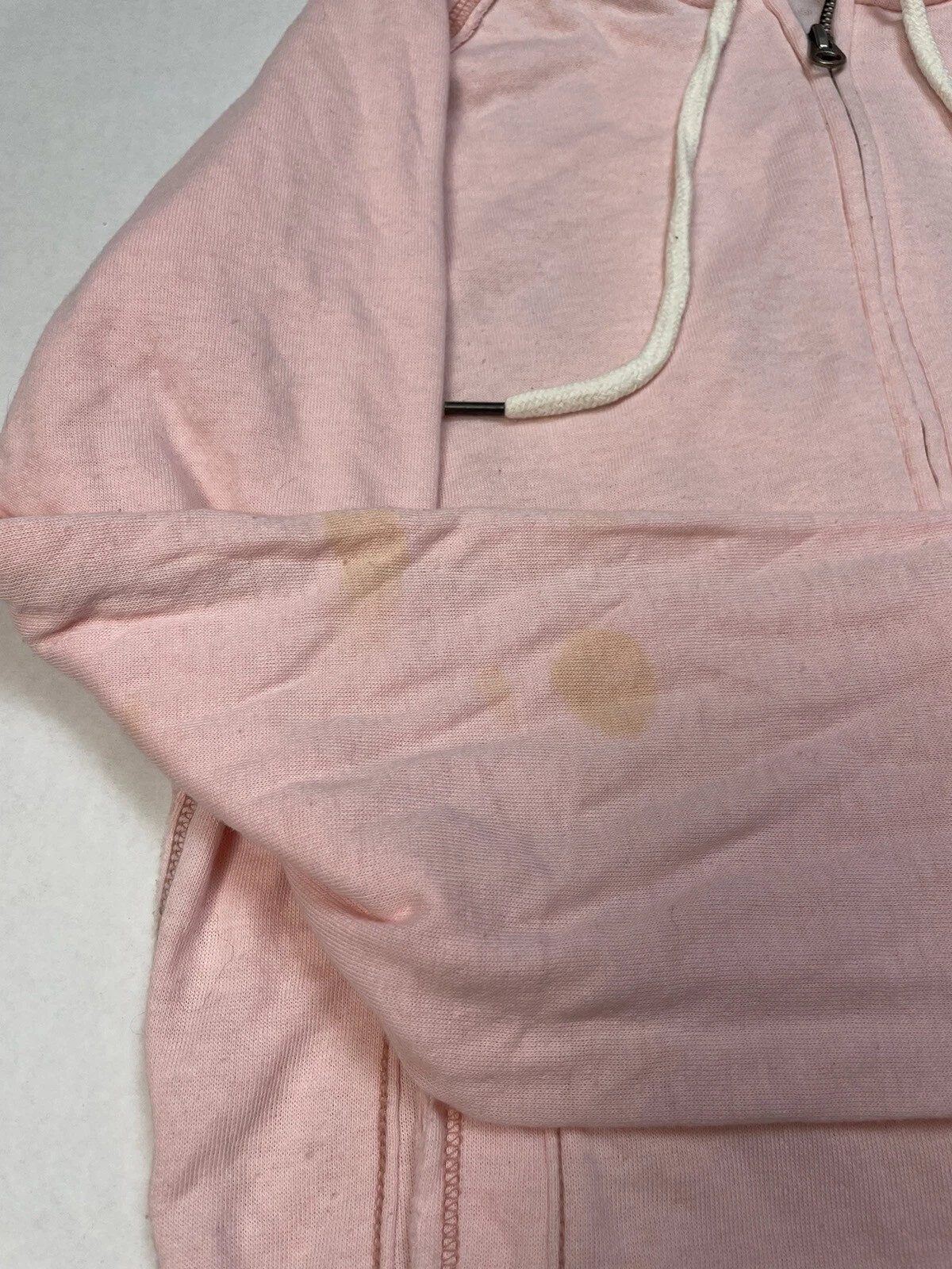 UNDERCOVER Felpa con cappuccio rosa Victoria Secret cerniera intera taglia media