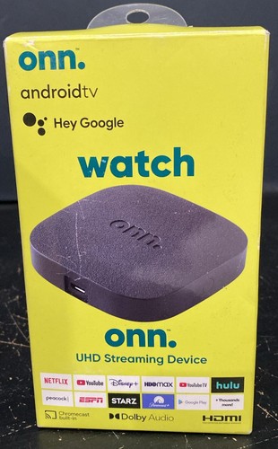 onn. Android TV UHD Streaming - Black (A2)