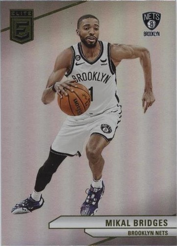 Mikal Bridges 2023-24 Donruss Optic #199 Aqua /249 Brooklyn Nets
