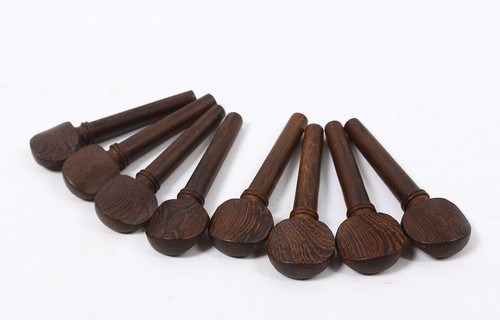 4/4 violin parts 5set (20pcs) Natural wenge wood violin pegs High quality peg - Picture 3 of 6