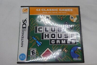 Nintendo DS. 2006 Club House Games. PRE-OWNED TESTED. $10.00 for