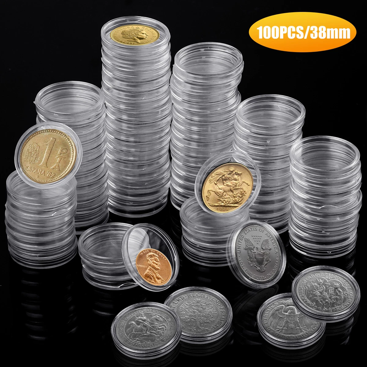 Coin Collection Containers