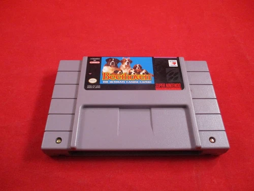 Beethoven: The Ultimate Canine Caper (Super Nintendo SNES) game WORKS!