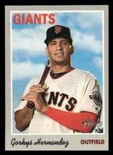 2019 Topps Heritage #58 Gorkys Hernandez San Francisco Giants