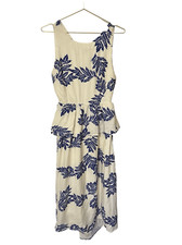 Anthropologie mo:vint floral maxi cottagecore dress sz S