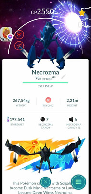 Pokémon Shiny Necrozma Global Special Background - MlNl P T C - Read Description