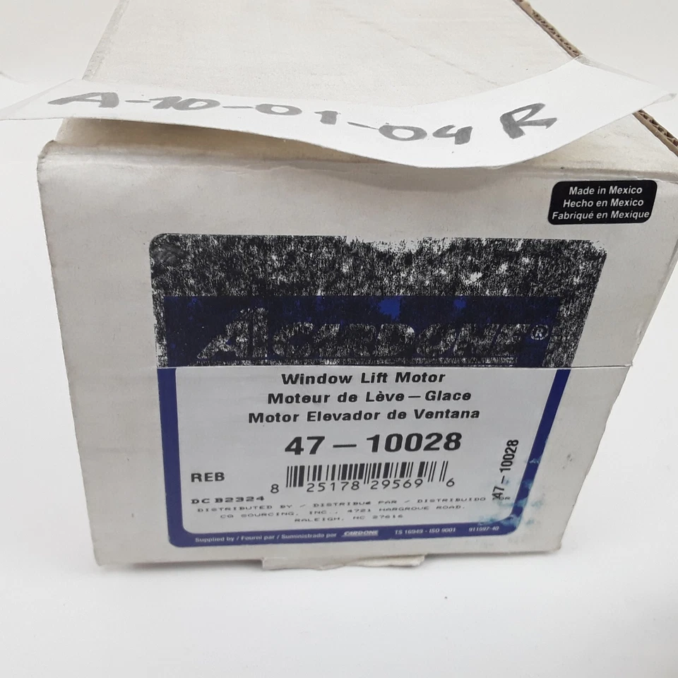 Motor ventana eléctrica delantera derecha Cardone 47-10028 para Toyota Sequoia 2001-2007 Foto 4 de 4