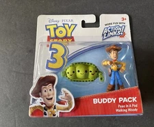 DISNEY PIXAR TOY STORY 3 ACTION LINKS BUDDY PACK PEAS IN A POD & WALKING WOODY
