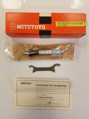 Mitutoyo 149-812 Micrometer Head Carbide-Tipped 0-0.5'' Range, 0.001'' G #1-C0001J