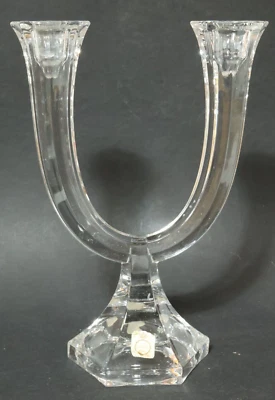 Bleikristall crystal Kristall Glas Kerzenleuchter Leuchter Kerzenhalter 24cm RAR - Bild 1 von 4