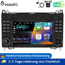 DAB+ Kam GPS Navi Autoradio F&uuml;r Mercedes Benz B A Klasse W245 W169 Sprinter W906