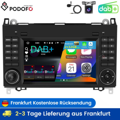 DAB+ Kam GPS Navi Autoradio Für Mercedes Benz B A Klasse W245 W169 Sprinter W906