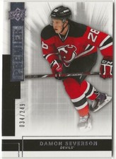 2014-15 Upper Deck Premier Rookies #R12 Damon Severson 034/249 New Jersey Devils