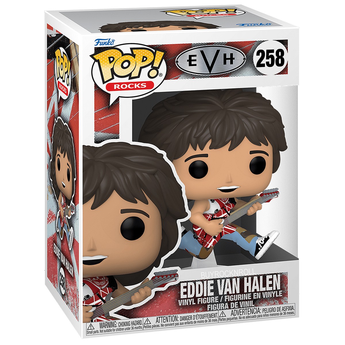 Funko POP! ROCKS 258 エディ・ヴァン・ヘイレン フィギュア Van Halen 2021 Collectible Funko Pop Rocks Eddie #258 Figure