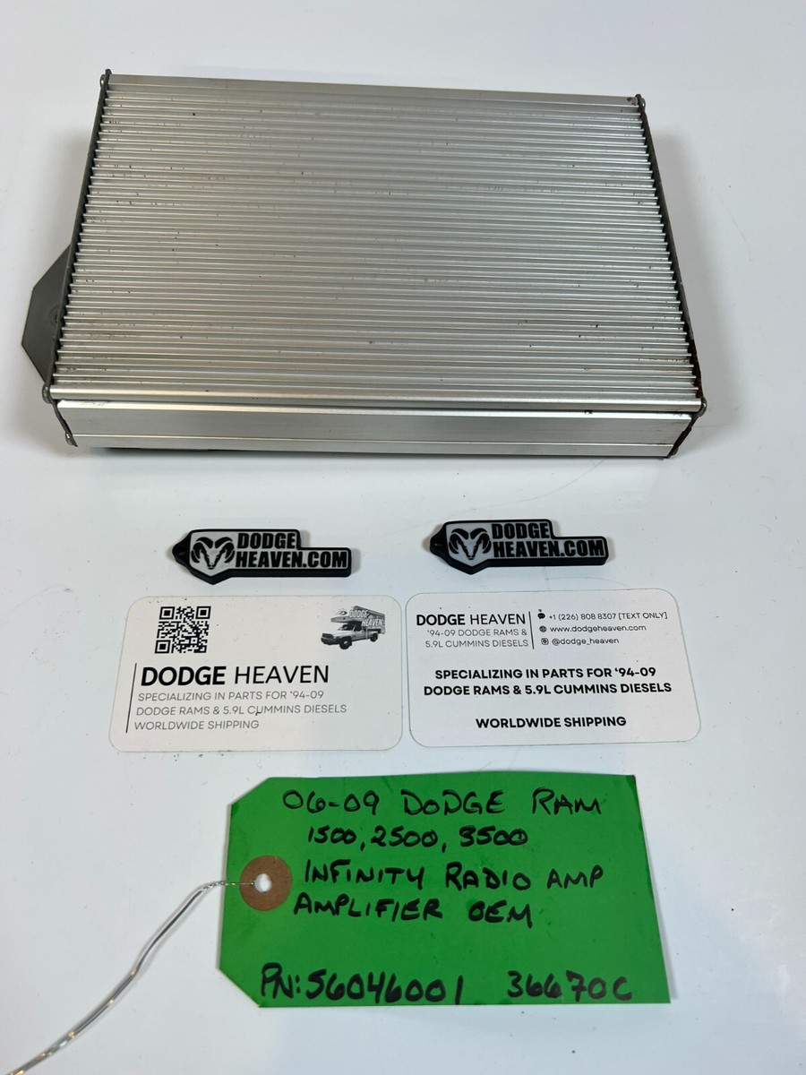 OEM 2006-2009 Dodge Ram Infinity Radio Amp / Amplifier 56046001