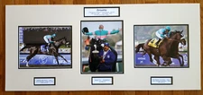 Zenyatta Breeders' Cup Commemorative Matted and Signed Mike Smith