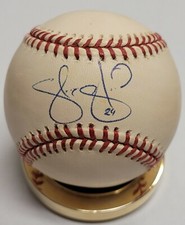 Autographed SHANNON STEWART Official Major League Baseball  - COA