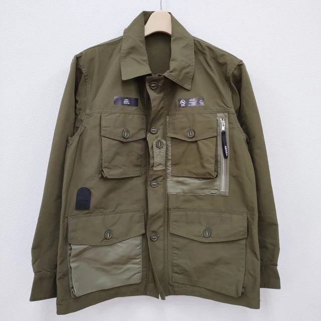 NEIGHBORHOOD SMOCK E-JKT 192SPNH-JKM02 Olive Size M Jacket khaki 3