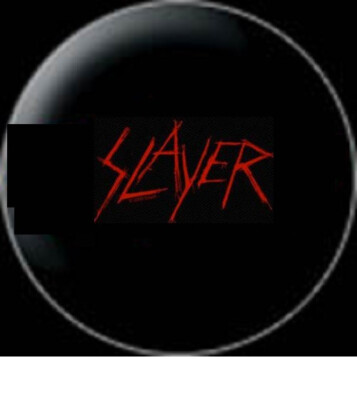 Badge Métal Officiel Slayer - Logo Classique, Qualité Supérieure, Licence Officielle